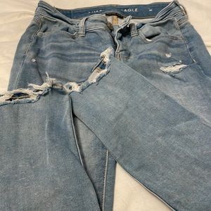 American Eagle distressed jeans Size 00 x-short